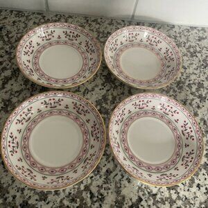 S/4 Brittany (Royal Crown Derby) saucers/bowls